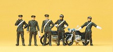 Preiser 10175 Carabinieri, 2 Motorräder 