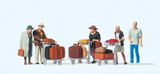 Preiser 10459 Reisende. Mit Kofferkuli 