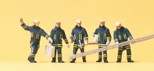 Preiser 10484 Feuerwehrmänner in moderner Einsatz- 