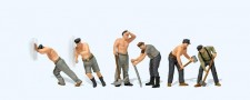 Preiser 10813 Gleisbauarbeiter. Epoche II / III