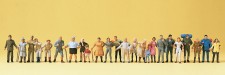 Preiser 14413 Spaziergänger, Wanderer. 24 Figuren 
