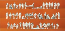 Preiser 16362 Rettungsdienst. 52 unbemalte Figuren 