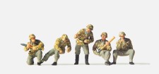 Preiser 16539 Geschützbedienung zu 7,5 cm PAK 40. 