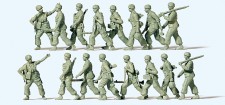 Preiser 16625 Fallschirmjäger im Marsch. Deutsches 