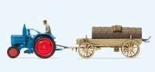 Preiser 17939 Ackerschlepper Lanz D 2416 mit Jauche- 