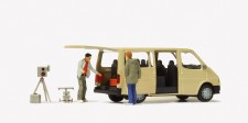 Preiser 33249 Zivile Radarkontrolle. Ford Transit. 