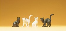 Preiser 47063 4 Katzen 