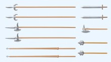 Preiser 52024 Waffenset Ritter
