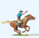 Preiser 54819 Cowboy reitend, mit Revolver
