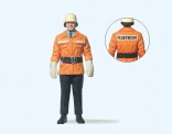 Preiser 57550 Feuerwehrmann. BRD. Um 1985 
