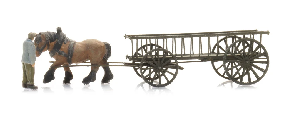 Artitec 322.048 Heuwagen (leer) mit Figur 