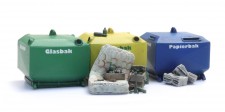 Artitec 387.458 Altglas, Altpapiercontainer und Müll 