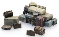 Artitec 387.568 Alter Kabinenkoffer und Gepäck 