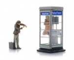 Artitec 387.624 PTT-Telefonzelle + Figuren 