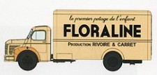 REE Modeles CB-116 Berliet GLC6 Koffer-Lkw Floraline 