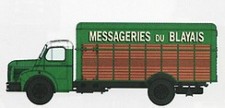 REE Modeles CB-118 Berliet GLC6 Koffer-Lkw Messageries du B 