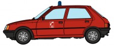 REE Modeles CB-154 Peugeot 205 GE Firefighter 