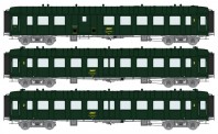 REE Modeles VB-386 SNCF Personenwagen-Set 3-tlg. Ep.4 
