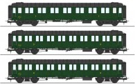 REE Modeles VB-424 SNCF Stahlreisezugwagen-Set 3-tlg Ep.3a 