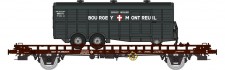 REE Modeles WB-619 SNCF Doppeltragwagen UFR beladen Ep.3 