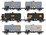 REE Modeles WB-722 SNCF SHELL Kesselwagen-Set 6-tlg. Ep.3 