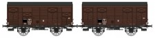 REE Modeles WB-739 SNCF gedeckte Güterwagen-Set 2-tlg Ep.3b 