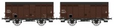 REE Modeles WB-745 SNCF gedeckte Güterwagen-Set 2-tlg Ep.3a 