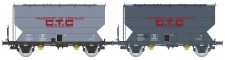 REE Modeles WB-887 SNCF CTC Getreidewagen-Set 2-tlg. Ep.3 