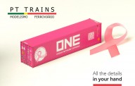 PT Trains PT190019 Container 40`HC ONE - BREAST CANCER 