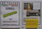 PT Trains PT210202.1 Parkplatzabsperrungen für LKW (gelb) 