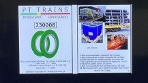 PT Trains PT230008 Spanngurtel x 2 (fluor grün) 