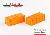 PT Trains PT820802 Set 2x Container 20´OT DP andere Nummer 