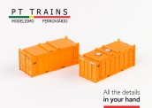 PT Trains PT820807 Set 2 x Container 20´OT DP  DPRE9000918 