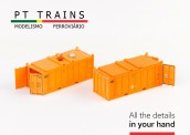 PT Trains PT820808 Set 2 x Container 20´OT DP  DPRE9001658 