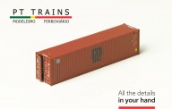 PT Trains PT840069 40ft HC Container MSC ( Florens) 