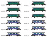 Jägerndorfer JC60300 ÖBB Personenwagen-Set BI 12-tlg. 