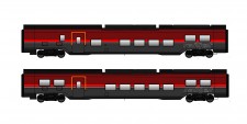 Jägerndorfer JC71201 ÖBB Railjet Wagen-Set 2-tlg. DANI Ep.6 