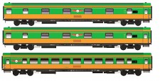 AF Models AF25007 ATC Reisezugwagen-Set 3-tlg Ep.6 