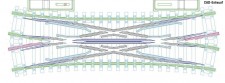 Roco 4080800 Doppelkreuzungsweiche DKW20 