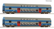 Roco 6280044 CD Doppelstockwagen-Set 2-tlg Ep.5