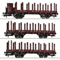 Roco 6600041 DRG 3-tlg. Set: Rungenwagen Ep.2 