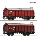 Roco 6600116 MAV 2er Set Schiebedachwagen Ep.4 