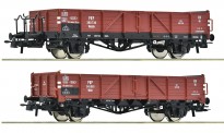 Roco 6600150 PKP off. Güterwagen Wddt Set 2tlg. Ep.3