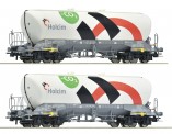 Roco 6600192 Holcim Zementsilowagen Set 2tlg. Ep.6 