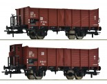 Roco 6600253 DR offene Güterwagen Omu Set 2tlg. Ep.3 