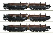 Roco 6600263 NS Schwerlast-Flachwagen Set 3tlg. Ep.4 