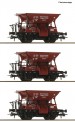 Roco 6600265 DRG Talbot-Schotterwagen Set 3tlg. Ep.2 