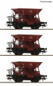 Roco 6600283 ÖBB 3-tlg. Set: Talbot-Schotterwagen Ep. 