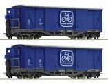 Roco 6640003 ÖBB Fahrradtransportwagen Set Ep.4/5