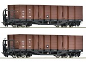 Roco 6640004 ÖBB off. Güterwagen Set 2tlg. Ep.4 H0e 
